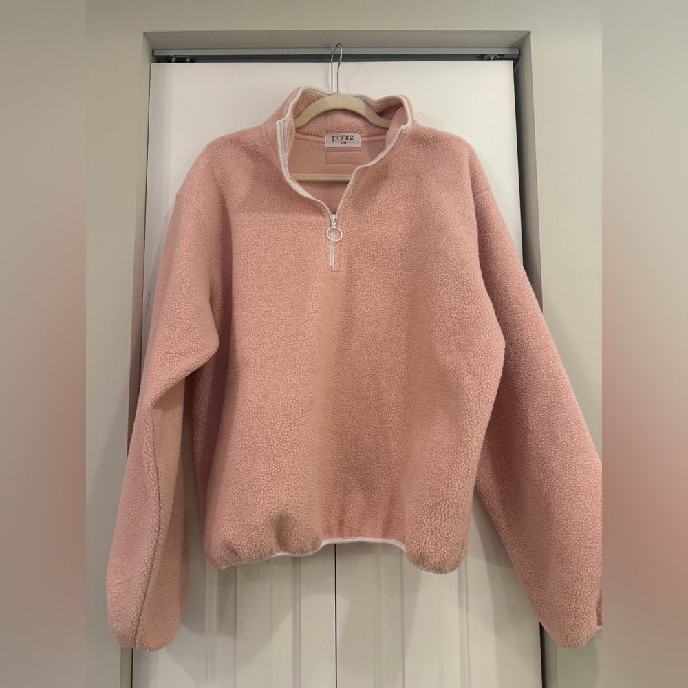 Parke Blush Pink Quarter-Zip